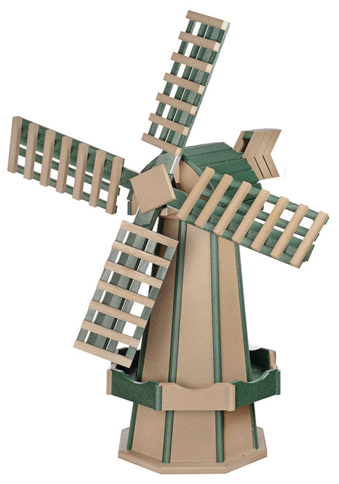 Amish-Made Poly Windmill Lawn Ornaments