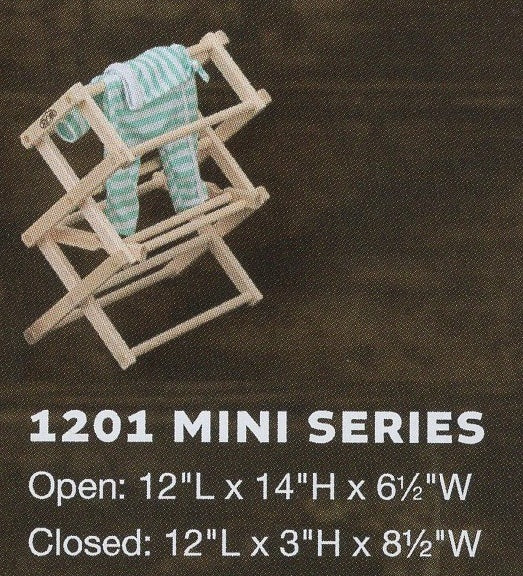 Amish Clothes Drying Rack - Folding Rack that easily Expands for hanging damp or wet clothes