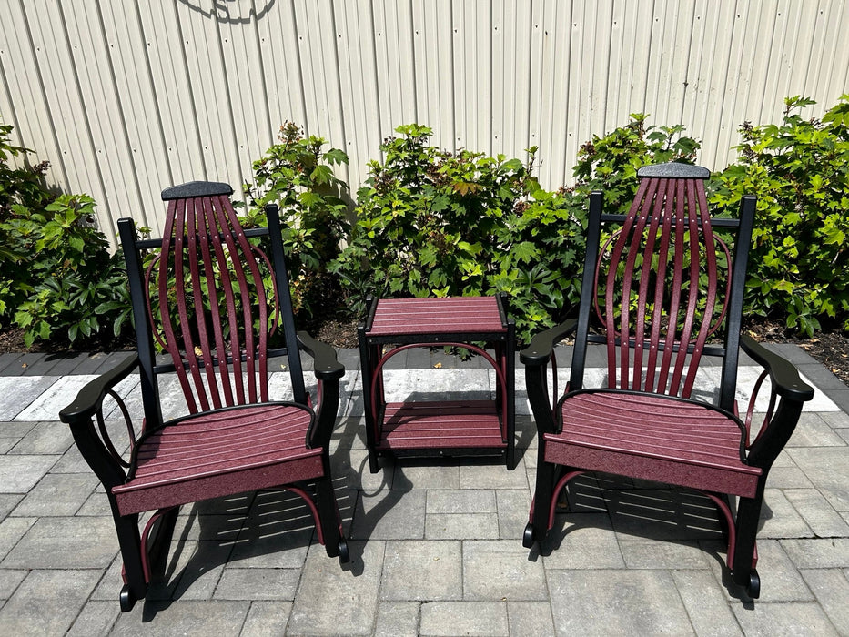 Amish-Made Poly Bentwood Style Rocking Chair with Round Trim - Local Purchase at our Boutique in Downingtown PA only.  Rocker!