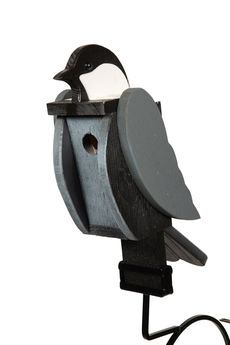 Amish-Made Deluxe Bird-Shaped Birdhouses