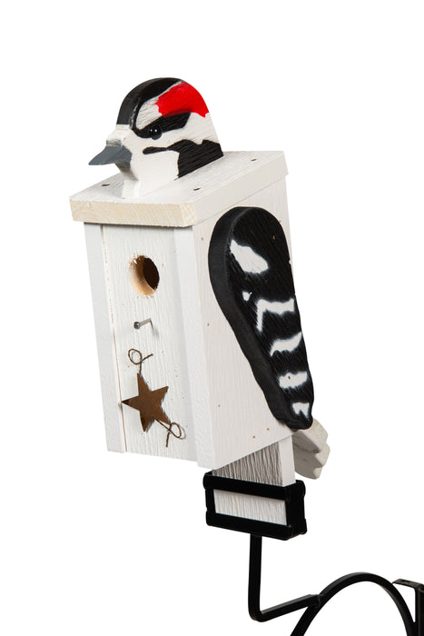 Amish-Made Deluxe Bird-Shaped Birdhouses