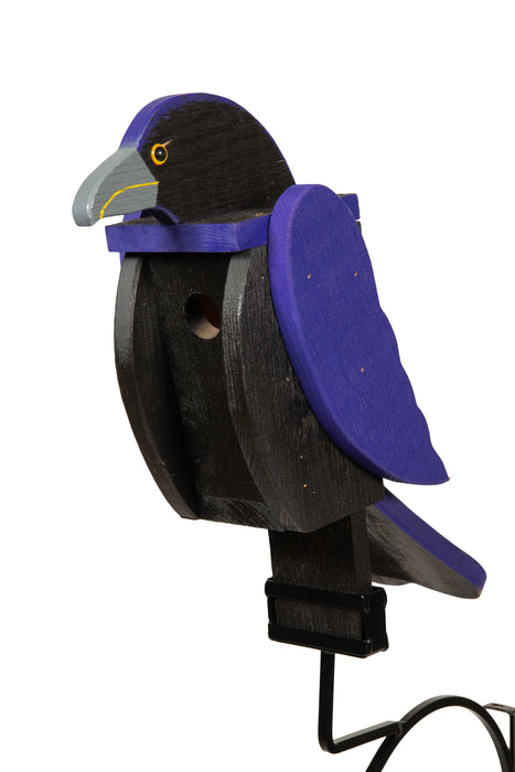 Amish-Made Deluxe Bird-Shaped Birdhouses