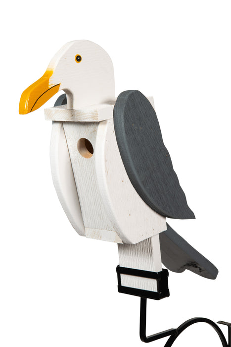 Amish-Made Deluxe Bird-Shaped Birdhouses