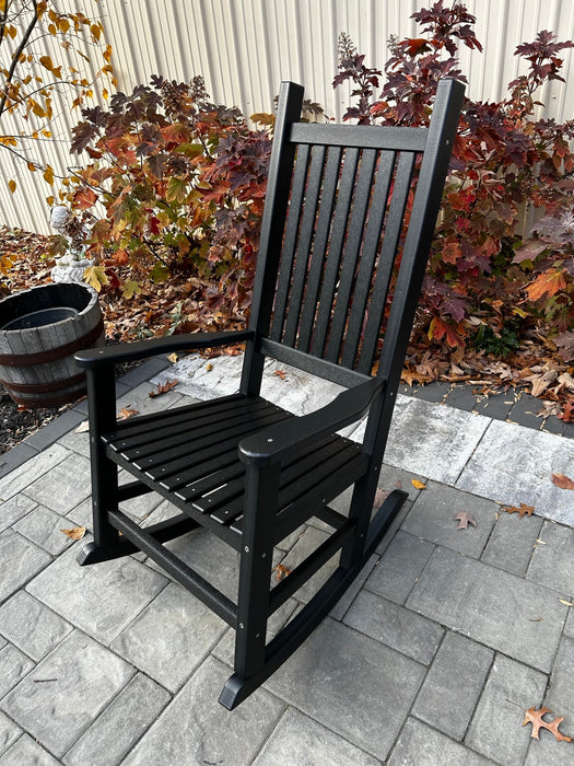 Amish-Made Poly Classic Porch Rocker, Rocking Chair - Local Purchase at our Boutique in Downingtown PA only