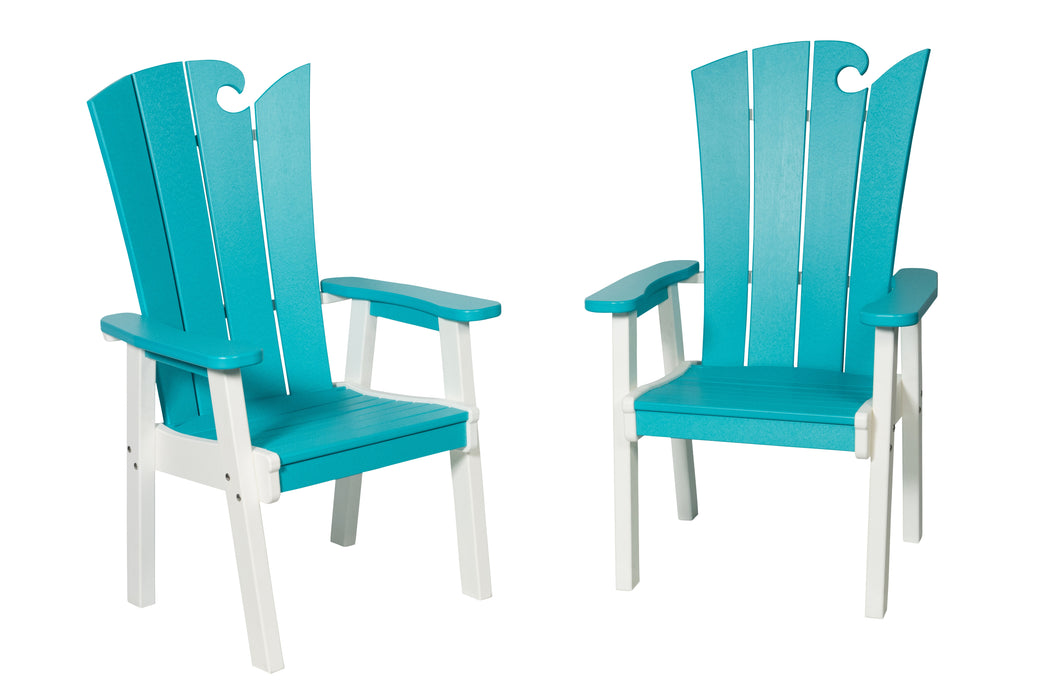 Amish-Made OceanWavz Collection Poly Dining Chairs