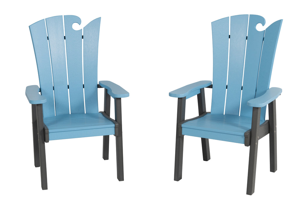 Amish-Made OceanWavz Collection Poly Dining Chairs