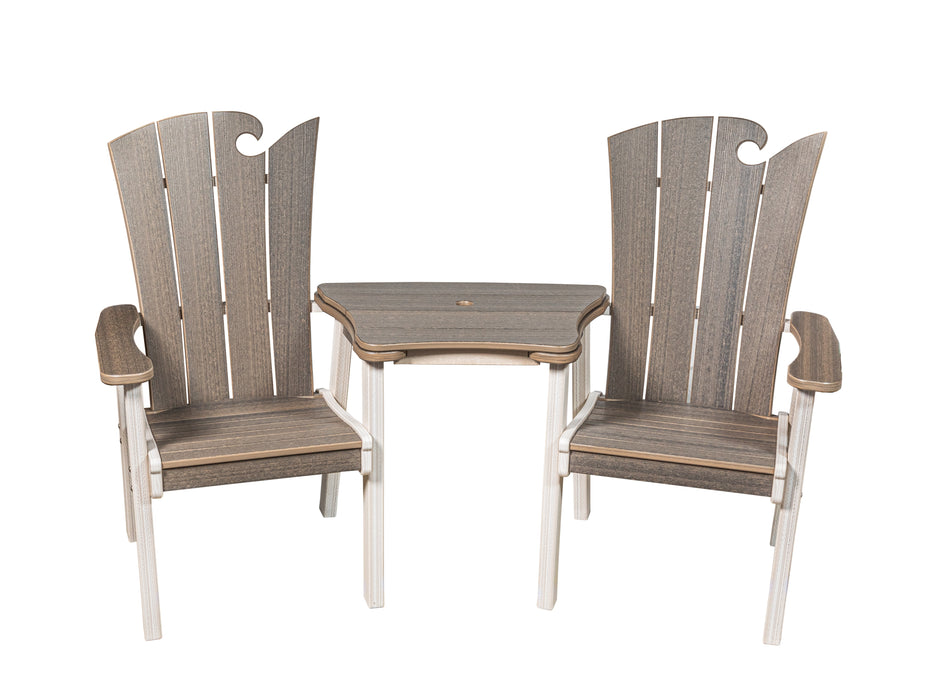 Amish-Made OceanWavz Collection Poly Dining Chairs