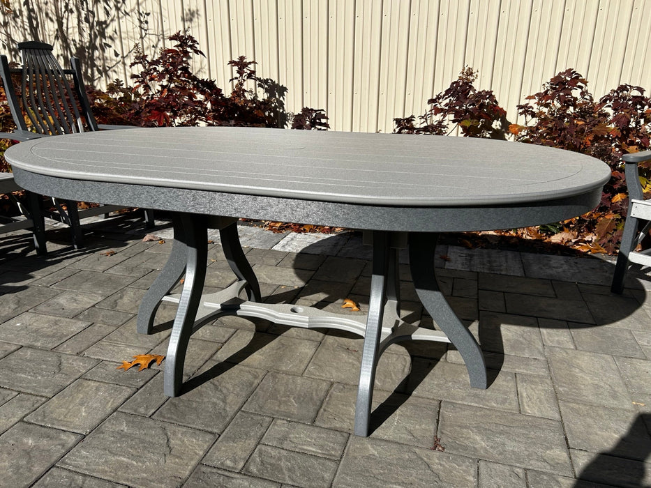 Amish-Made 44" x 68" Oval Patio Dining Table - Local Purchase ONLY in Downingtown PA SR-ODT