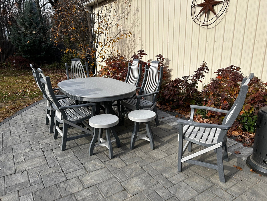 Amish-Made 44" x 68" Oval Patio Dining Table - Local Purchase ONLY in Downingtown PA SR-ODT