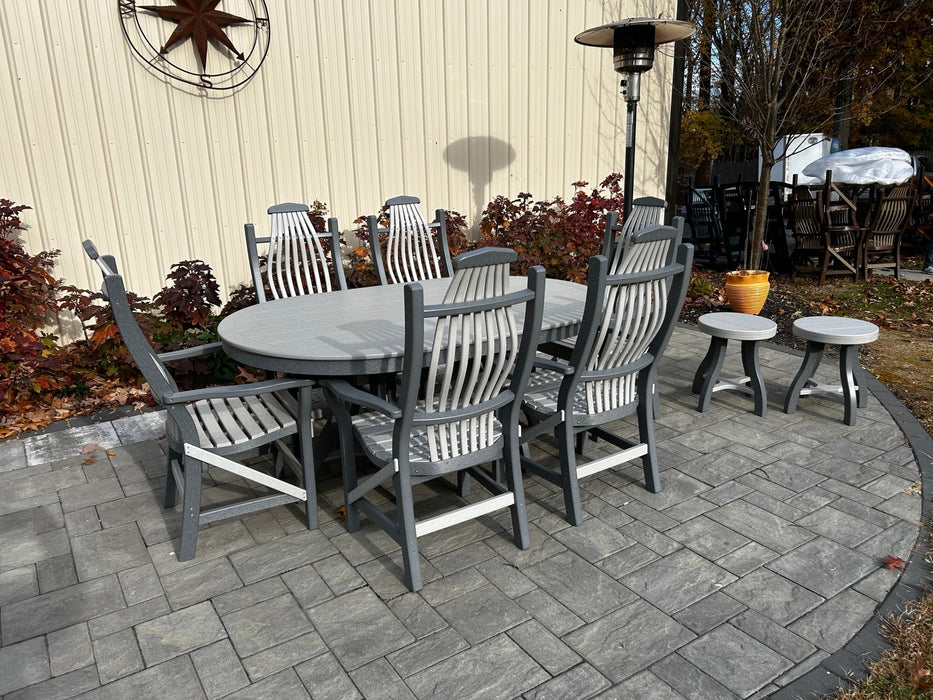 Amish-Made 44" x 68" Oval Patio Dining Table - Local Purchase ONLY in Downingtown PA SR-ODT