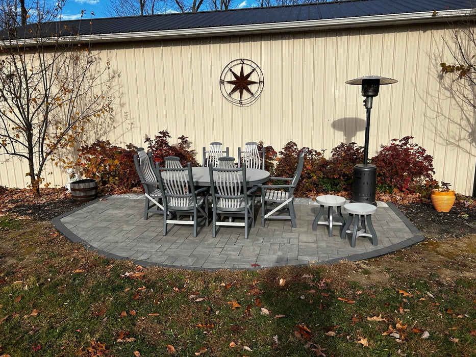 Amish-Made 44" x 68" Oval Patio Dining Table - Local Purchase ONLY in Downingtown PA SR-ODT