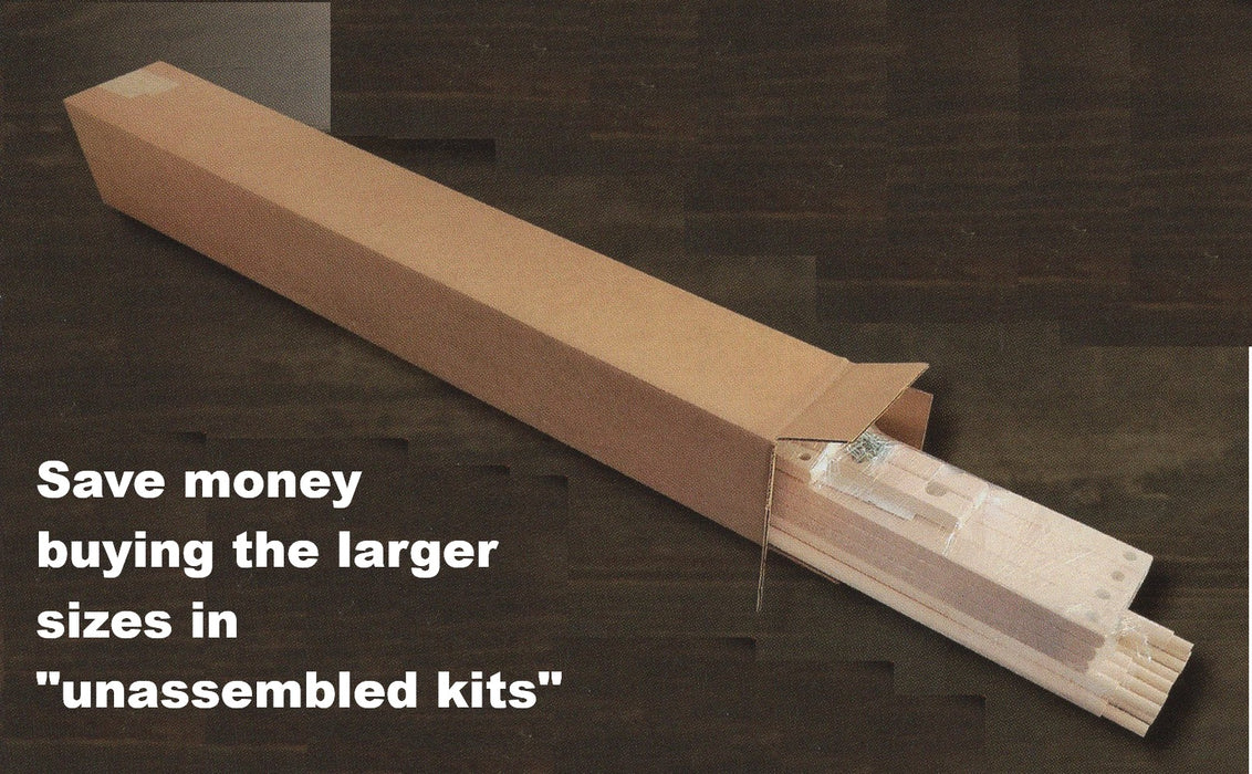 Amish Clothes Drying Rack - Folding Rack that easily Expands for hanging damp or wet clothes