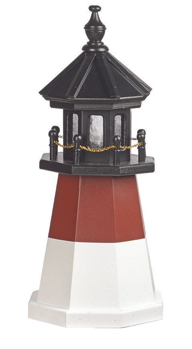 Octagonal Amish-Made Hybrid (Wood/Poly) Barnegat, NJ Replica Lighthouses