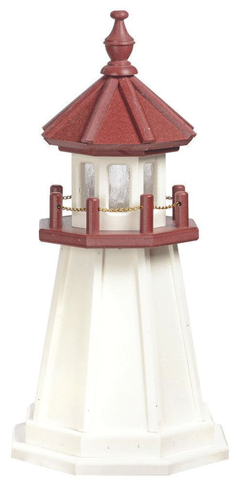 Octagonal Amish-Made Hybrid (Wood/Poly) Marblehead, OH Replica Lighthouses