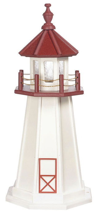 Octagonal Amish-Made Hybrid (Wood/Poly) Marblehead, OH Replica Lighthouses