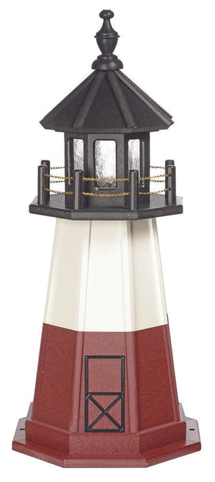 Octagonal Amish-Made Hybrid (Wood/Poly) Vermillion, OH Replica Lighthouses