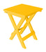 A&L Furniture Poly Square Folding Bistro Table, Lemon Yellow