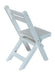 Rear View of A&L Furniture Amish-Made Poly Coronado Folding Bistro Chair