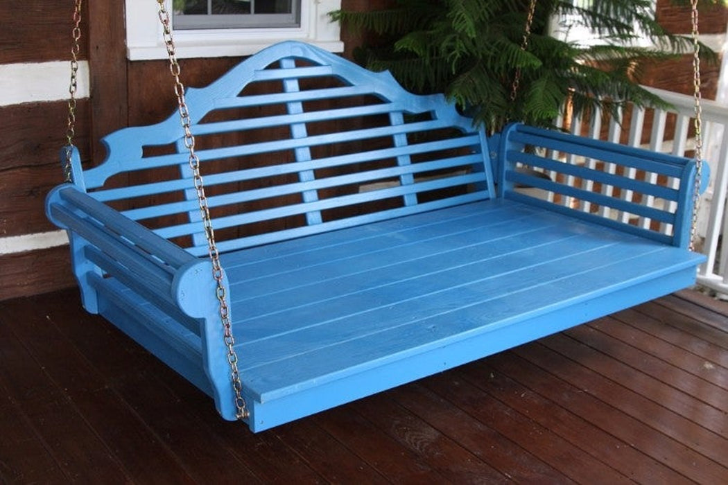 A&L Furniture Co. Amish-Made Pine Marlboro Swing Beds