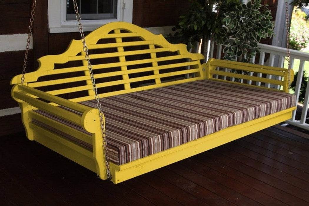 A&L Furniture Co. Amish-Made Pine Marlboro Swing Beds