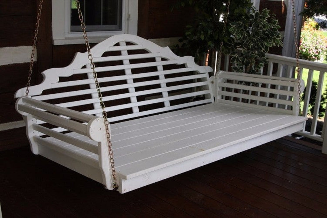 A&L Furniture Co. Amish-Made Pine Marlboro Swing Beds