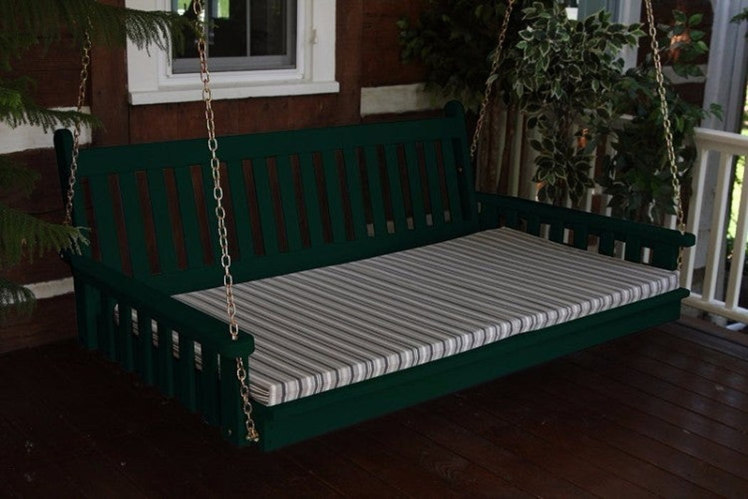 A&L Furniture Co. Amish-Made Pine Traditional English Swing Beds