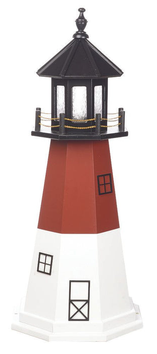 Octagonal Amish-Made Hybrid (Wood/Poly) Barnegat, NJ Replica Lighthouses