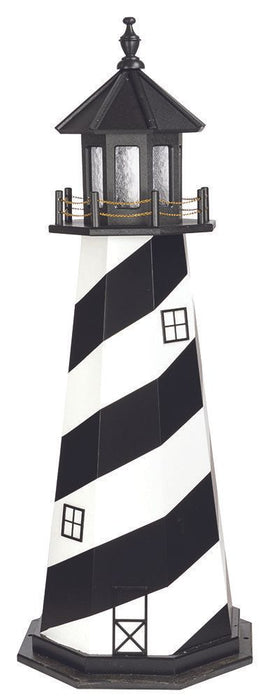 Octagonal Amish-Made Hybrid (Wood/Poly) Cape Hatteras, NC Replica Lighthouses