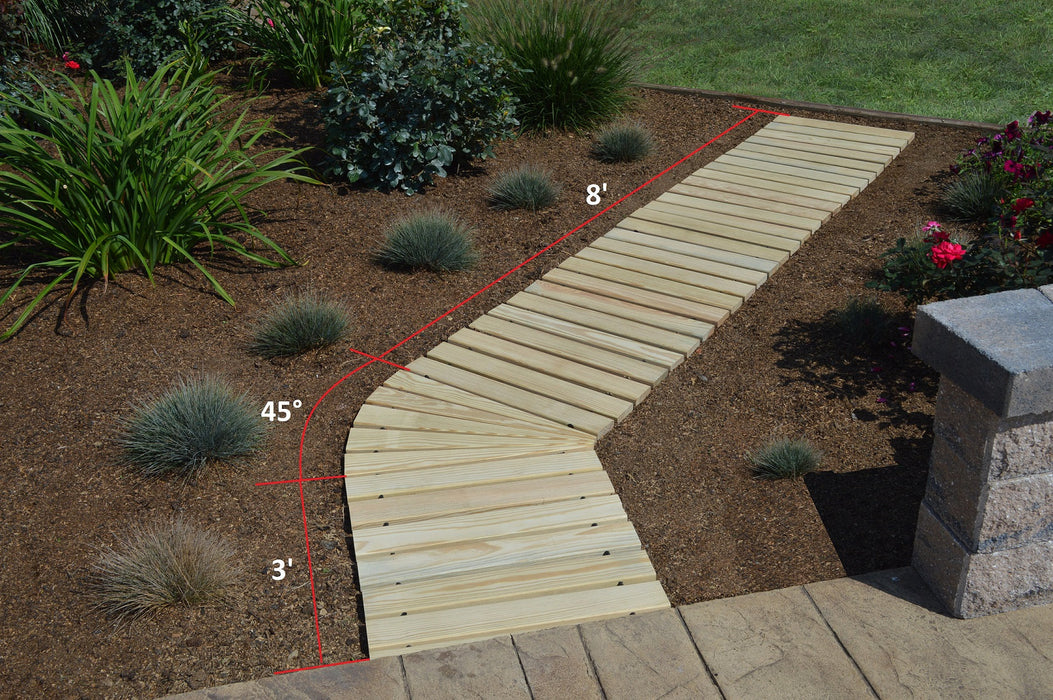 A&L Furniture Co. Roll-Out Wooden Walkways — Easy to fit to your yard!