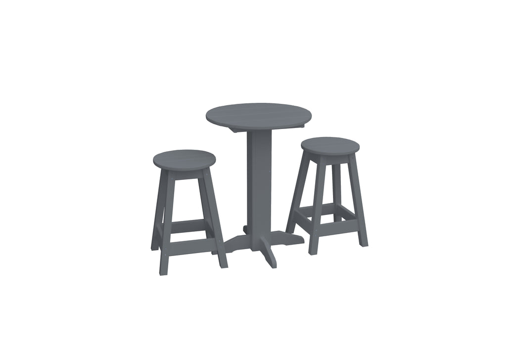 A&L Furniture Co. Amish-Made Poly Bistro Sets