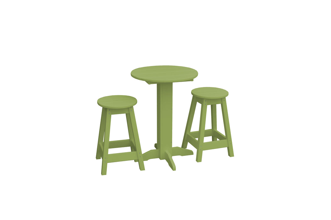 A&L Furniture Co. Amish-Made Poly Bistro Sets