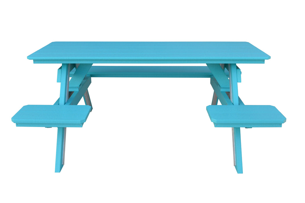 A&L Furniture Co. ADA Compliant 6' Poly Picnic Table