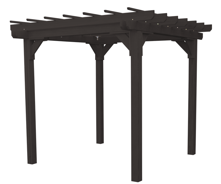 A&L Furniture Co. Amish-Made Bradford Pergola with Swing Hangers