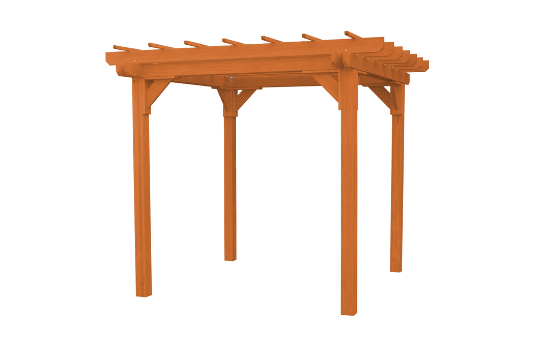 A&L Furniture Co. Amish-Made Bradford Pergola with Swing Hangers