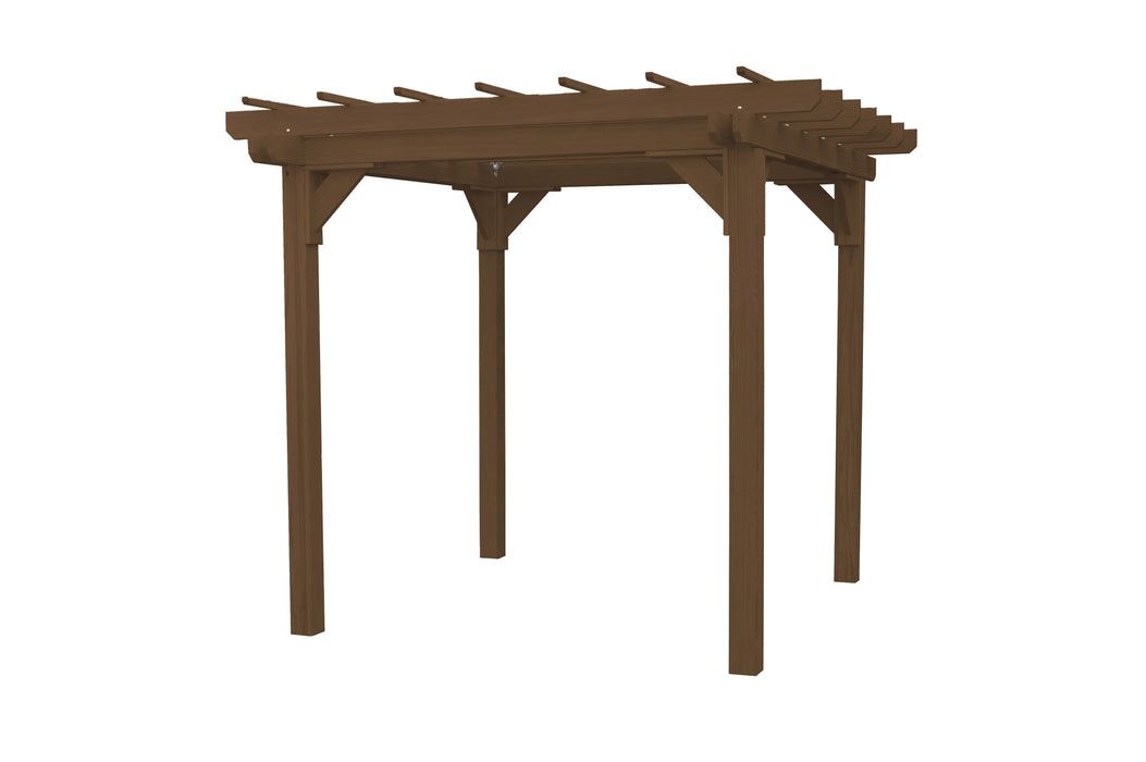 A&L Furniture Co. Amish-Made Bradford Pergola with Swing Hangers