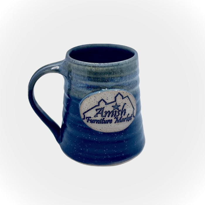 Handmade Stoneware Amish Furniture Market Mugs from Gehman Pottery Works