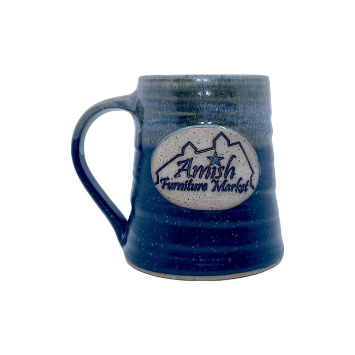 Handmade Stoneware Amish Furniture Market Mugs from Gehman Pottery Works