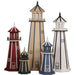 Amish-Made Hybrid (Wood and Poly) Painted Lighthouses