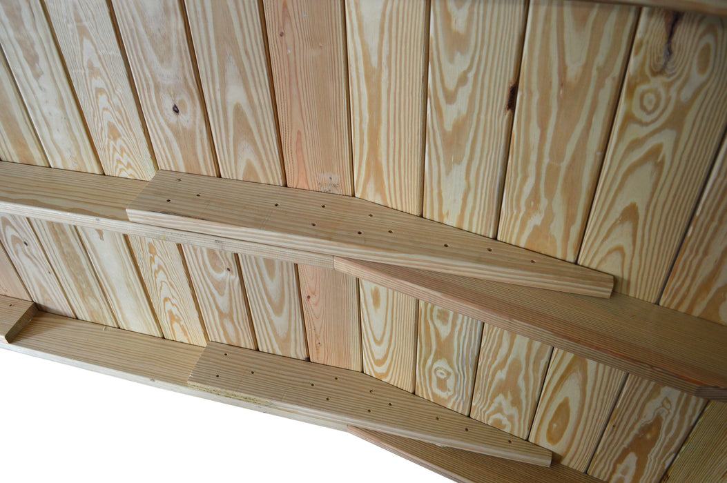 Amish-Made Weight-Bearing Yellow Pine Plank Bridges