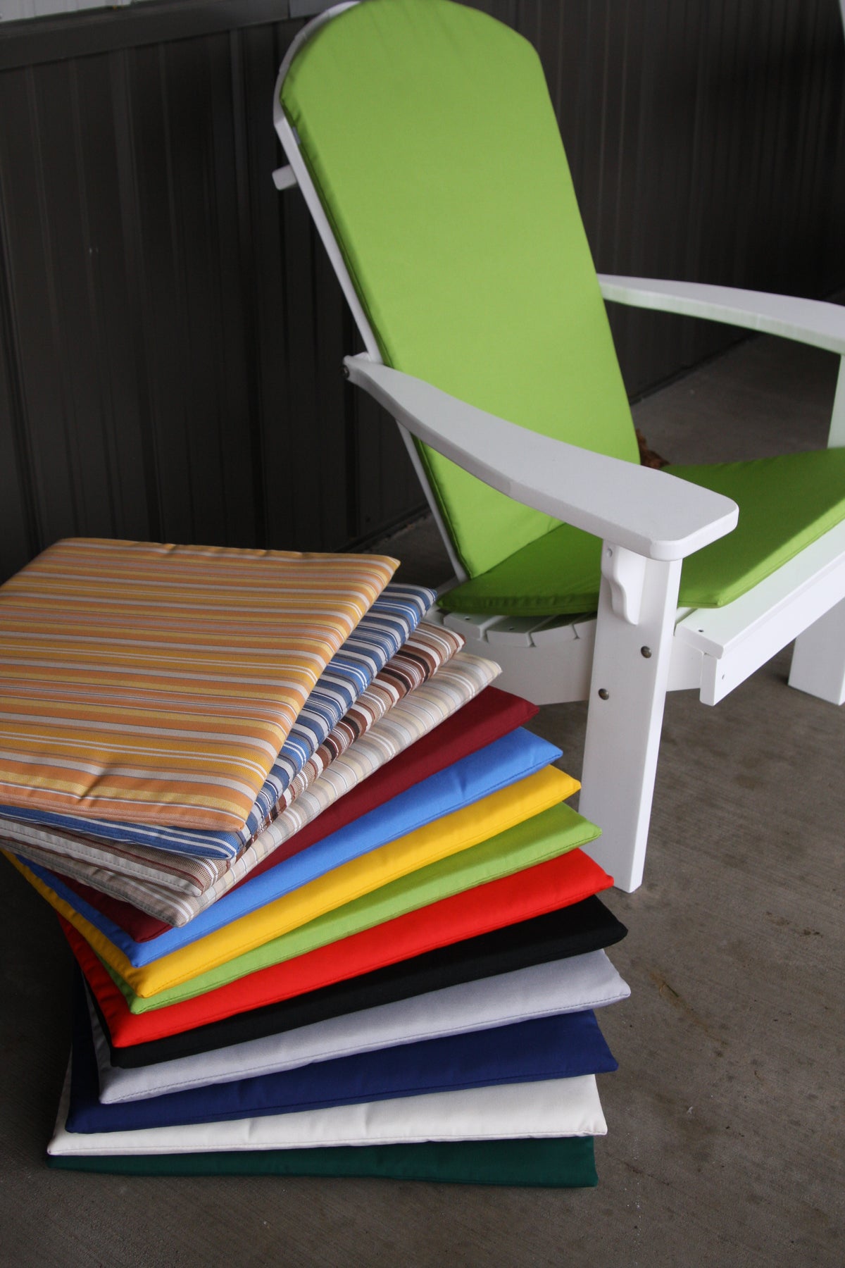 Seat cushions discount for adirondack chairs