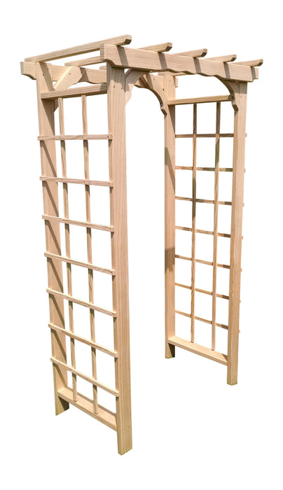 Amish-Made Small Pine Arbors - Available In 2 Sizes and 2 Styles