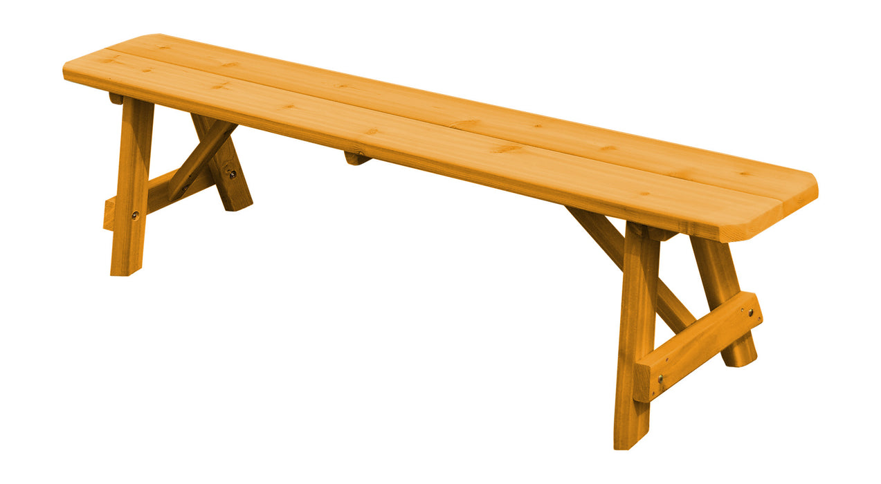 A&L Furniture Co. Amish-Made Cedar Traditional A-Frame Benches