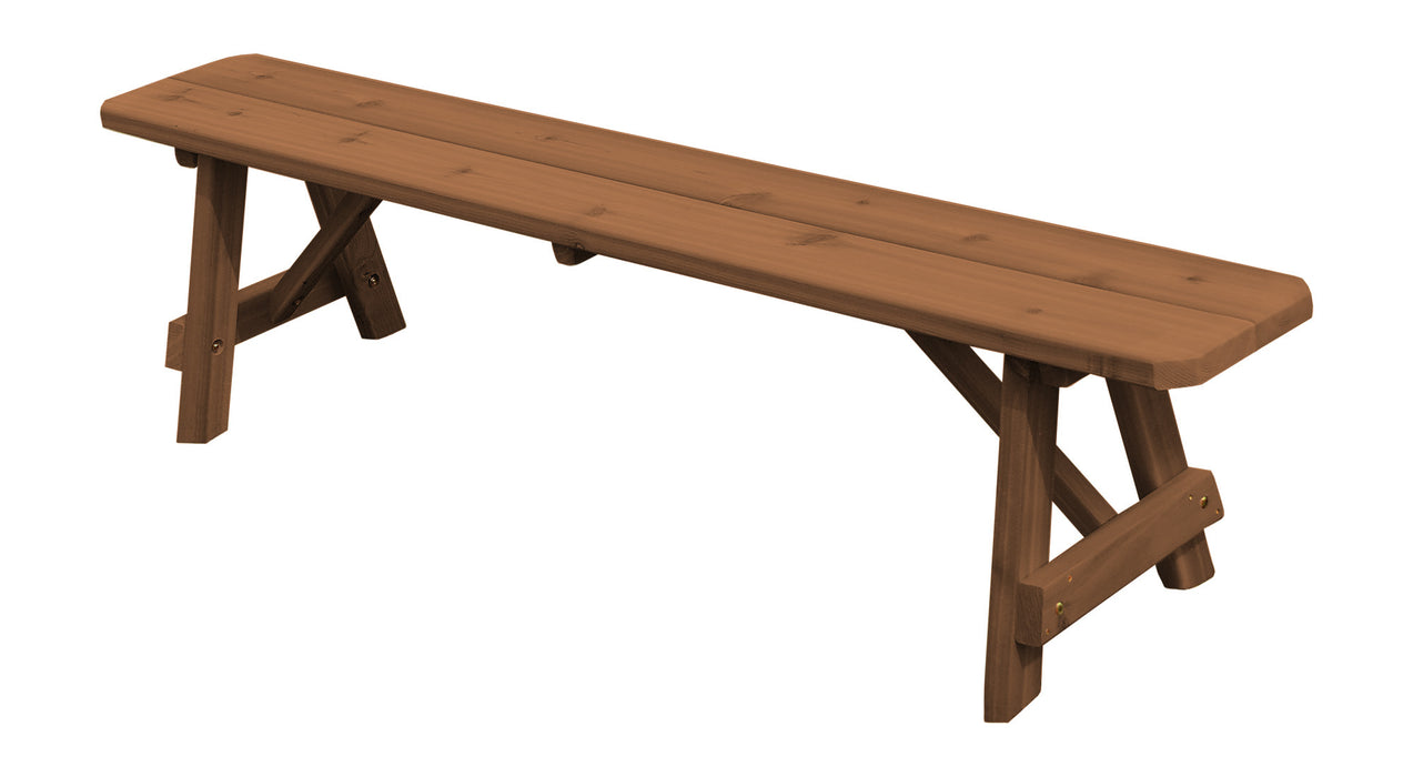 A&L Furniture Co. Amish-Made Cedar Traditional A-Frame Benches