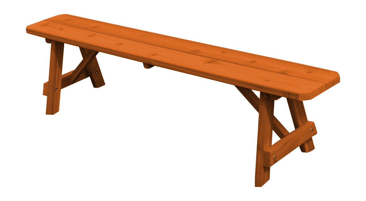 A&L Furniture Co. Amish-Made Cedar Traditional A-Frame Benches