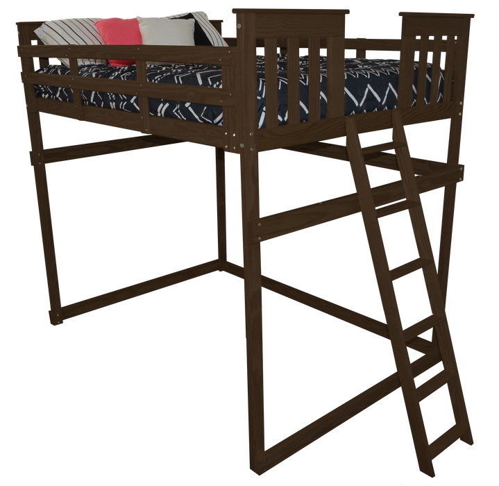 Mission full loft shop bed