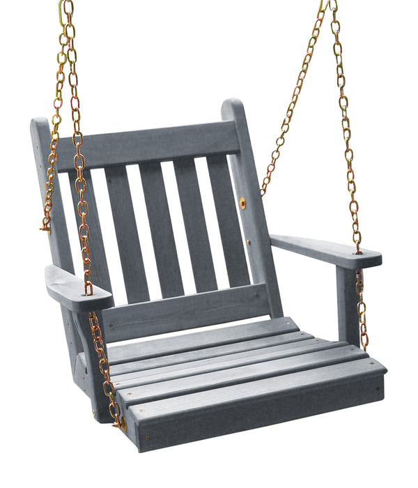 A&L Furniture Co. Amish-Made Cedar Traditional English Chair Swings