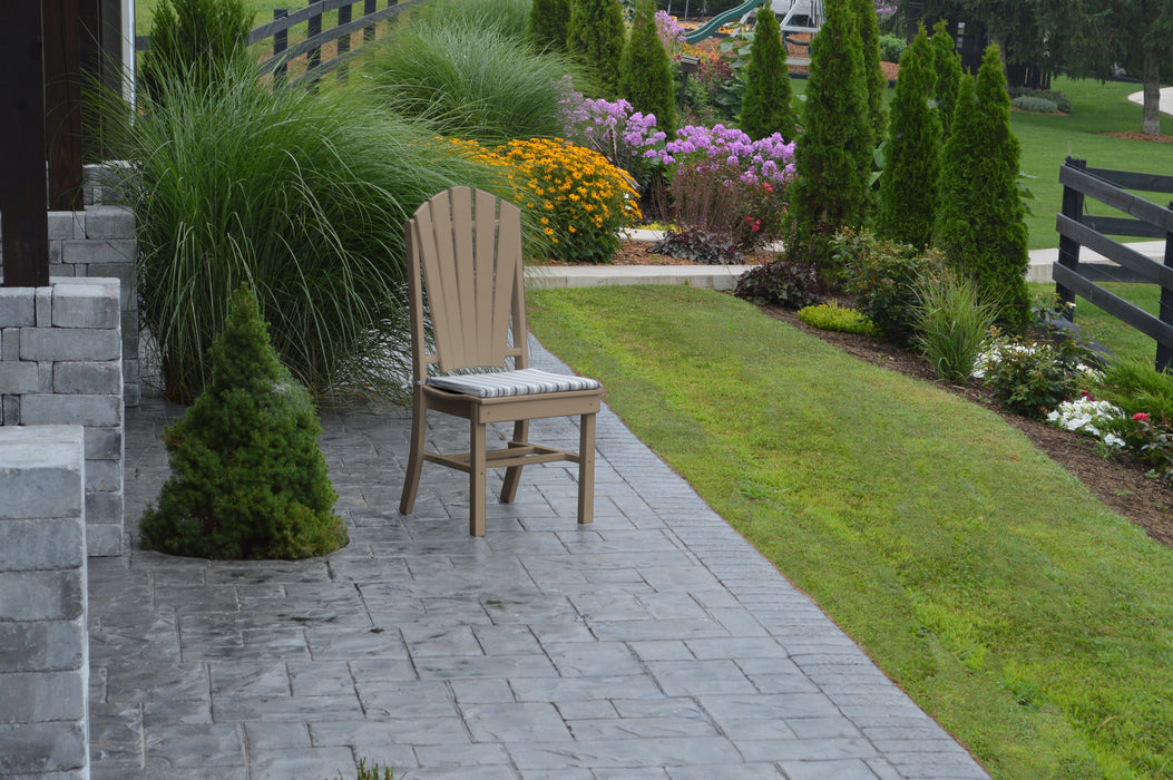 A&L Furniture Co. Amish-Made Poly Fanback Dining Chair