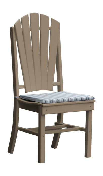 A&L Furniture Co. Amish-Made Poly Fanback Dining Chair