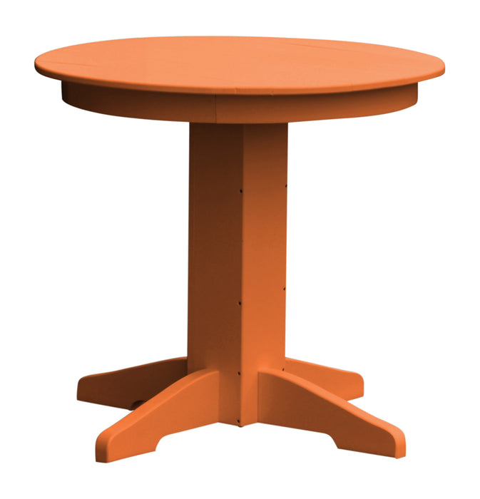 A&L Furniture Co. Round Amish-Made Poly Dining Tables