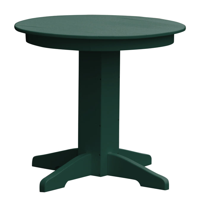 A&L Furniture Co. Round Amish-Made Poly Dining Tables